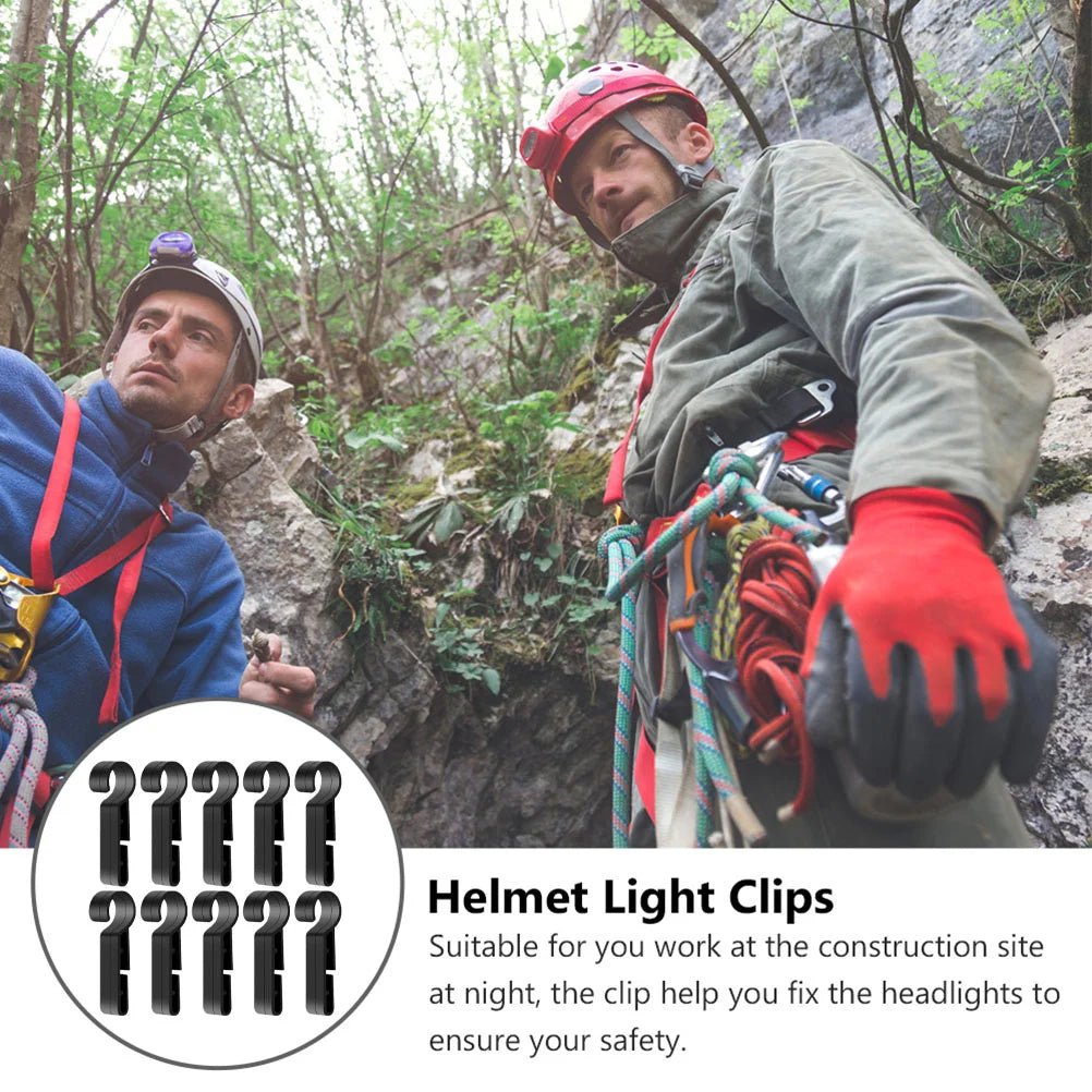 Hard Hat Head Light Strap Clips - DeltaProtective