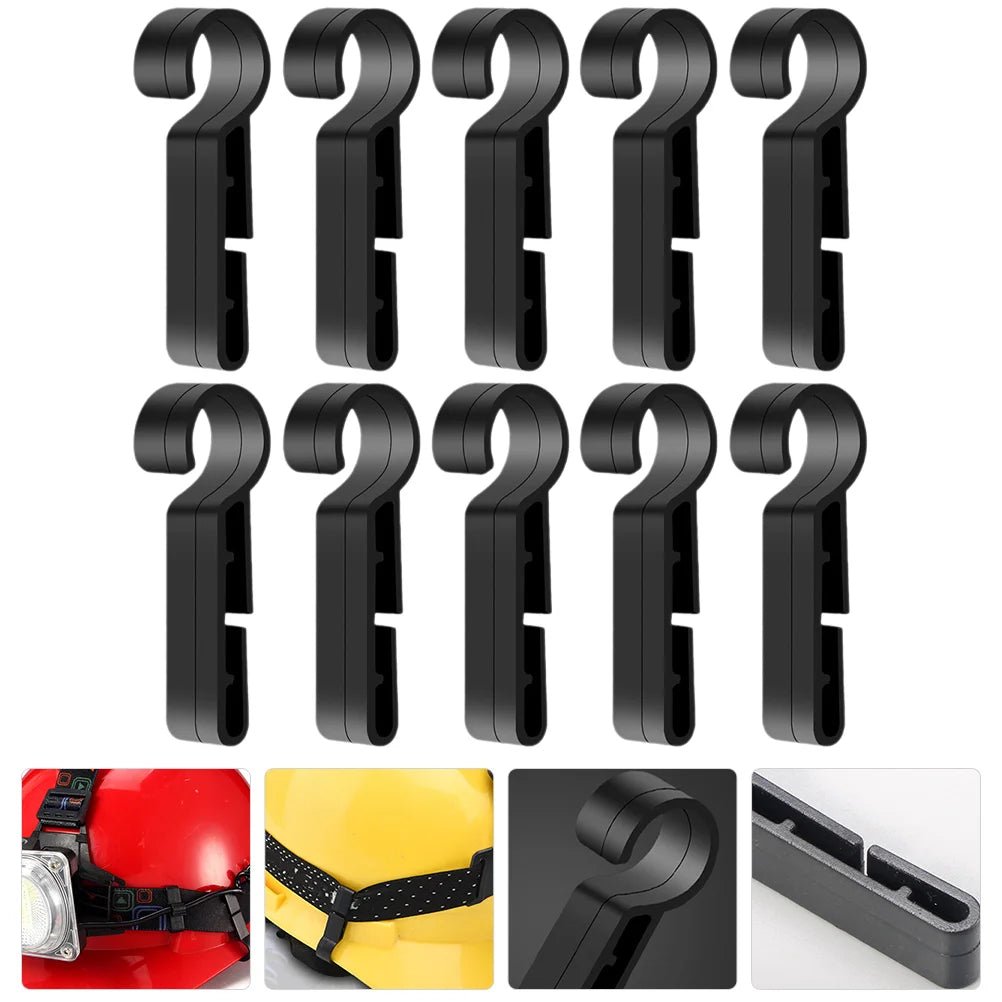 Hard Hat Head Light Strap Clips - DeltaProtective