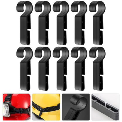 Hard Hat Head Light Strap Clips - DeltaProtective