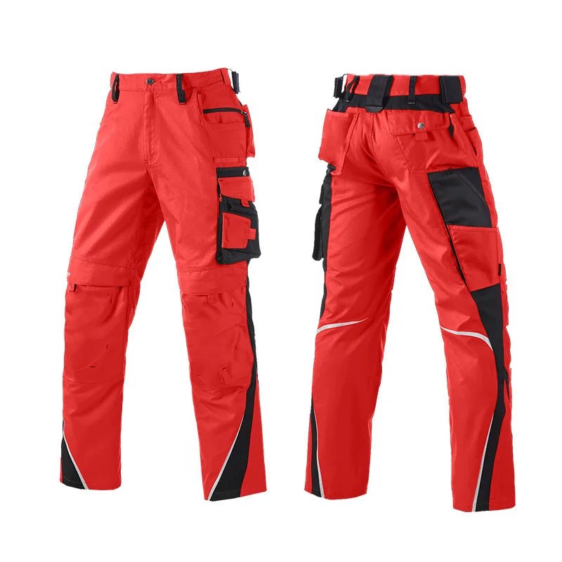 Mens StretchFit Hi-Viz Cargo Work Trousers - DeltaProtective